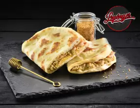 Mézes-mustáros csirkés Lepény